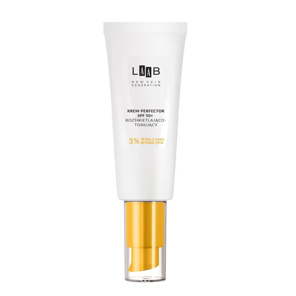 ⁨AA LAAB Tetra-C Yuzu krem-perfector SPF50 rozświetlająco-nawilżający 40ml⁩ w sklepie Wasserman.eu