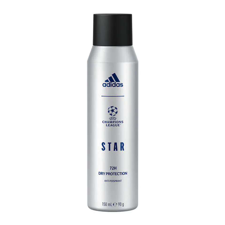 ⁨Adidas Uefa Champions League Star Edition antyperspirant spray 150ml⁩ w sklepie Wasserman.eu