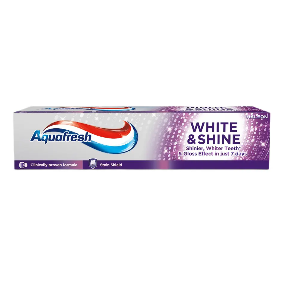 ⁨Aquafresh White  Shine pasta do zębów 100ml⁩ w sklepie Wasserman.eu