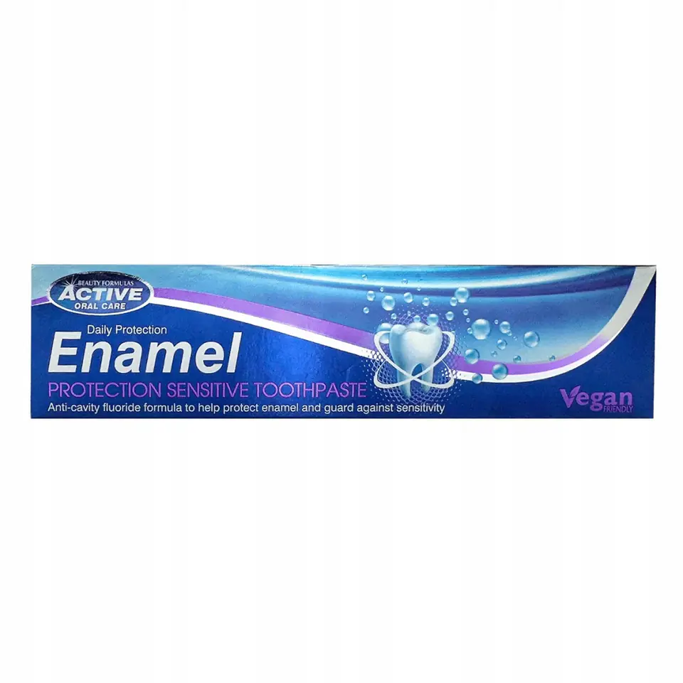 ⁨Beauty Formulas Sensitive Enamel Protect Toothpaste pasta do zębów wrażliwych ochrona szkliwa 100ml⁩ w sklepie Wasserman.eu