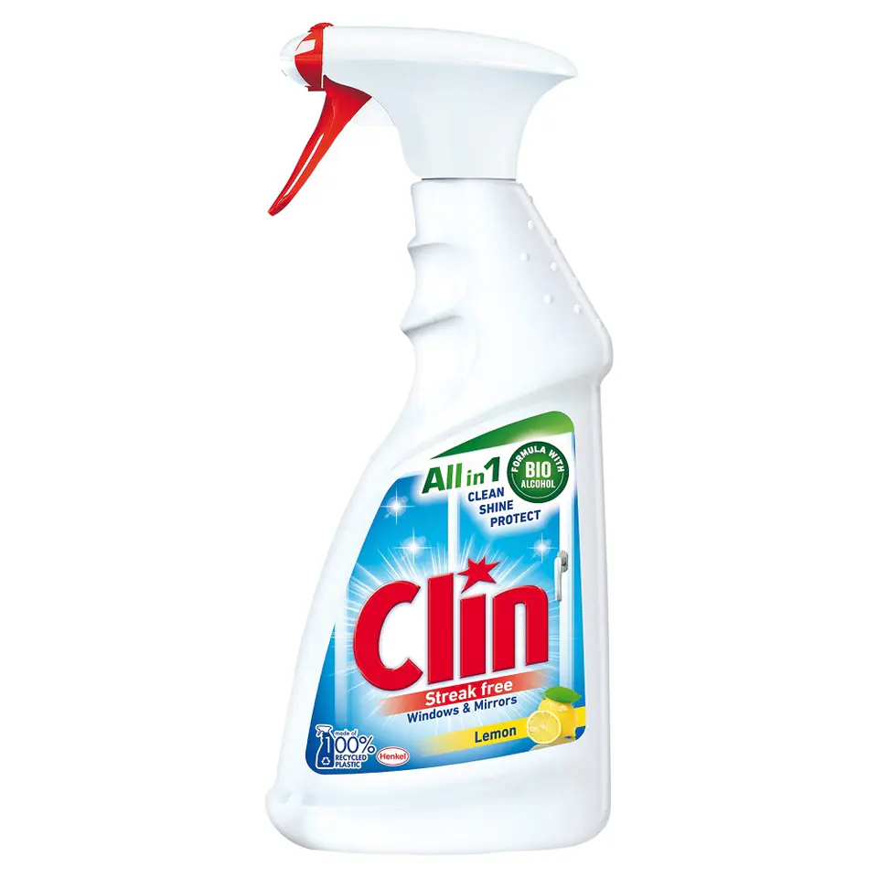 Clin Lemon płyn do mycia szyb i szklanych powierzchni 500ml w sklepie Wasserman.eu