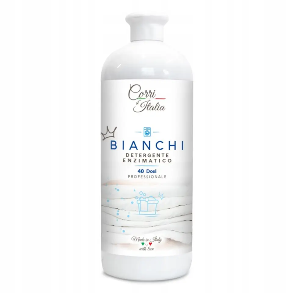 ⁨Corri d'Italia Płyn do prania Bianchi 1000ml⁩ w sklepie Wasserman.eu