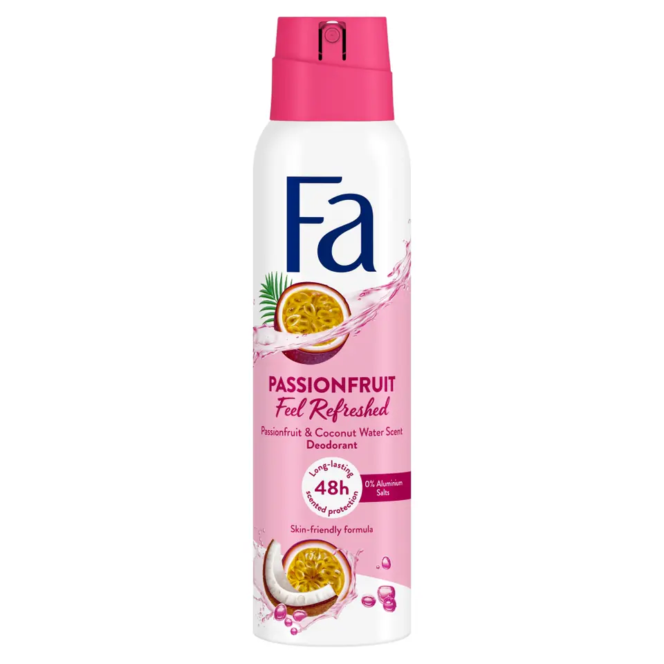⁨Fa Passionfruit Feel Refreshed dezodorant spray 150ml⁩ w sklepie Wasserman.eu