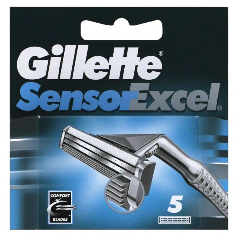 ⁨Gillette Sensor Excel wymienne ostrza do maszynki do golenia 5szt⁩ w sklepie Wasserman.eu