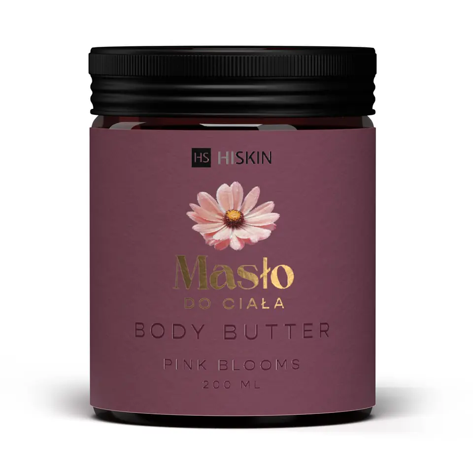 ⁨HiSkin Lady Flowers masło do ciała peonia  róża 200ml⁩ w sklepie Wasserman.eu