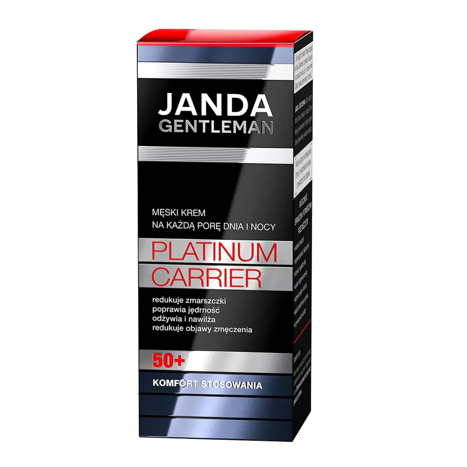 ⁨Janda Gentelman Platinum Carrier męski krem dzień i noc 50+ 50ml⁩ w sklepie Wasserman.eu