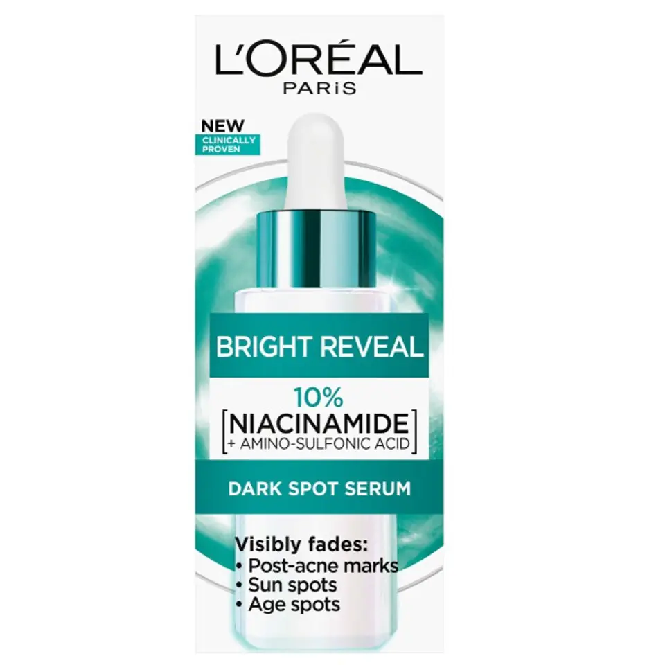 ⁨L'Oreal Paris Bright Reveal serum redukujące przebarwienia 30ml⁩ w sklepie Wasserman.eu