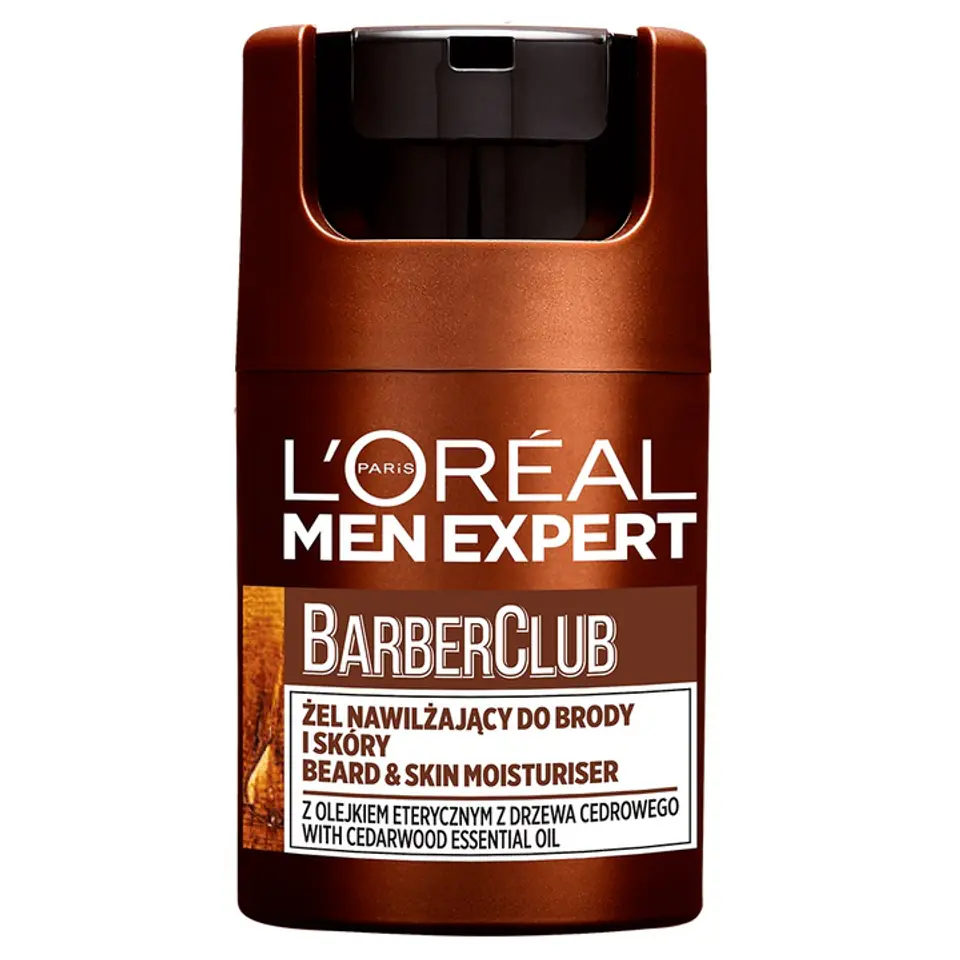 ⁨L'Oreal Paris Men Expert Barber Club żel nawilżający do brody i skóry 50ml⁩ w sklepie Wasserman.eu