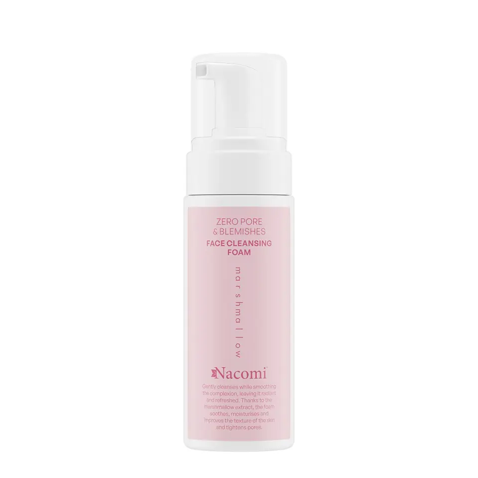 ⁨Nacomi Zero Pore  Blemishes oczyszczająca pianka do twarzy Marshmallow 150ml⁩ w sklepie Wasserman.eu