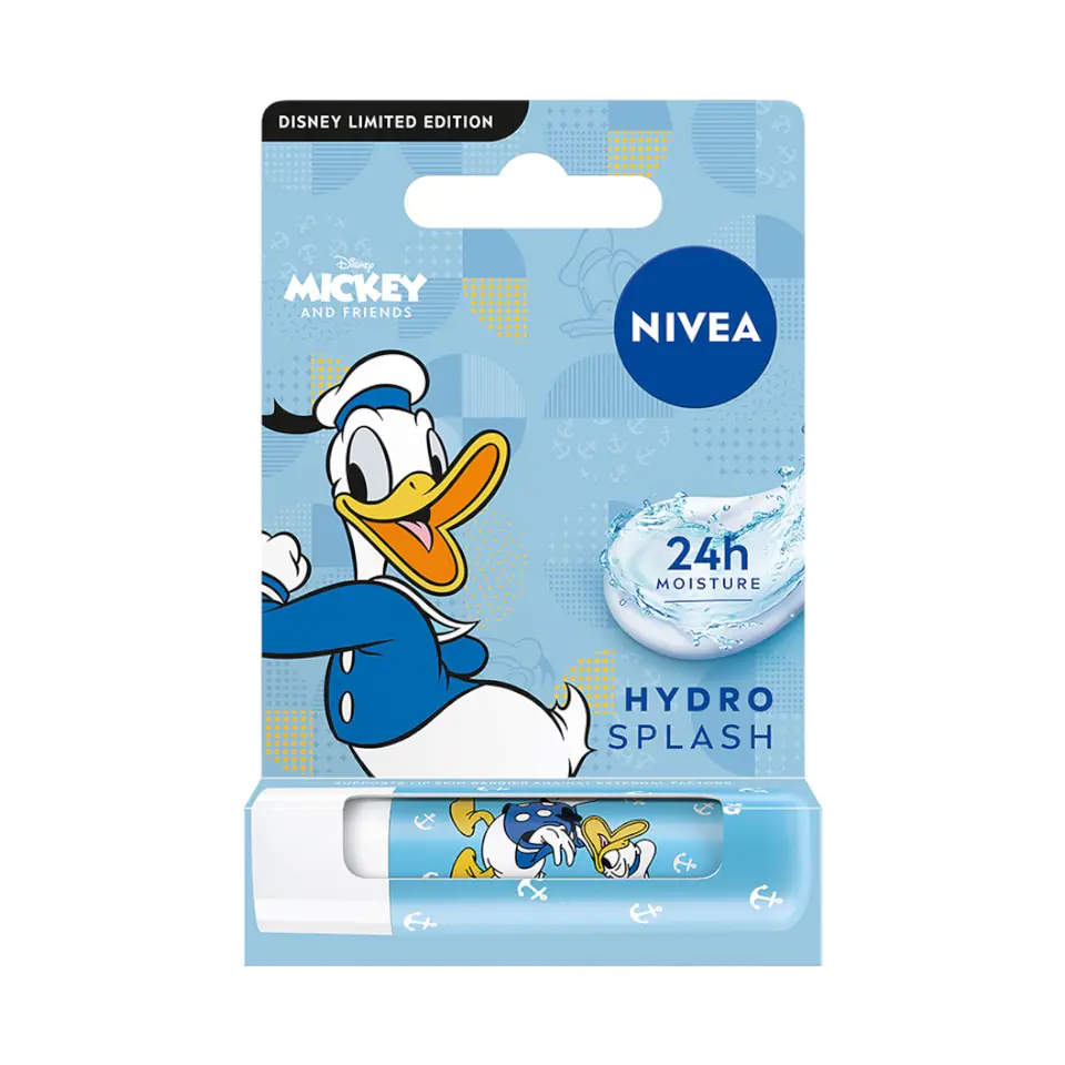 ⁨Nivea Donald Duck Disney Edition pielęgnująca pomadka do ust 4.8g⁩ w sklepie Wasserman.eu