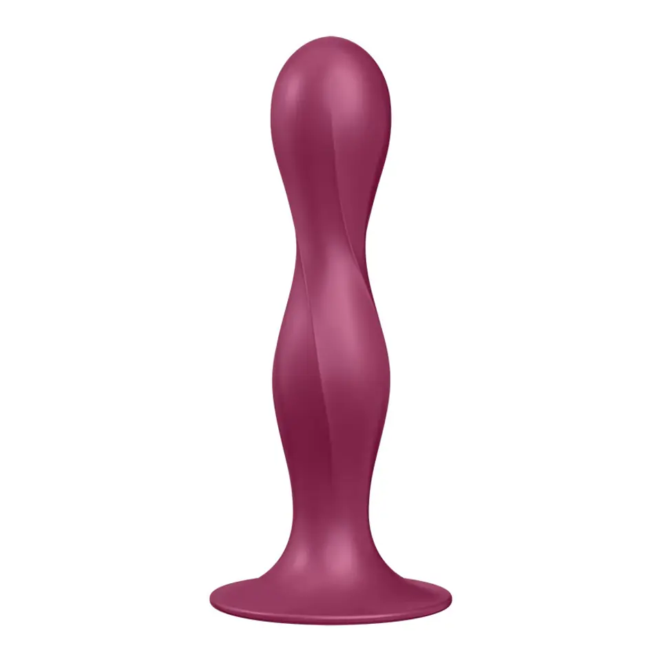 ⁨Satisfyer Double Ball-R dildo z kulkami gejszy Red⁩ w sklepie Wasserman.eu