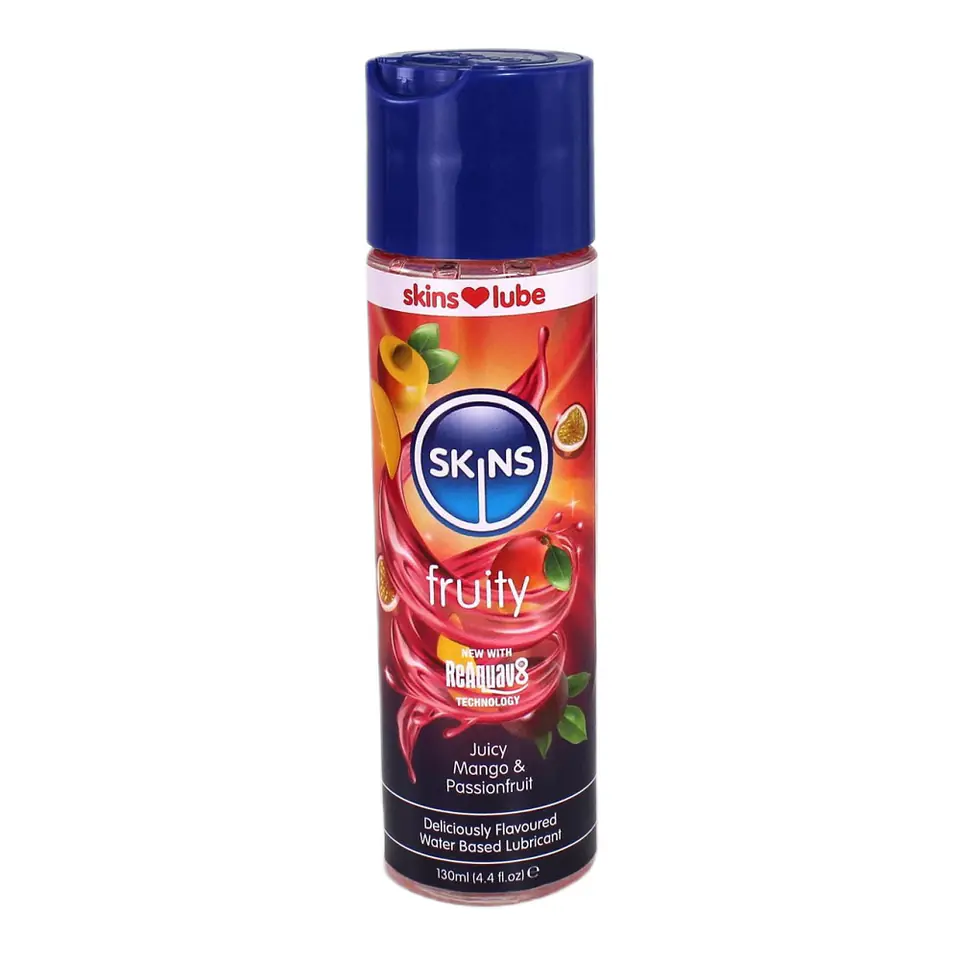 ⁨Skins Lube Fruity żel intymny Marakuja  Mango 130ml⁩ w sklepie Wasserman.eu