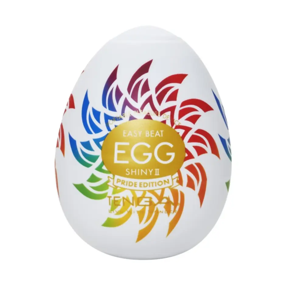 ⁨TENGA Egg Shiny II jednorazowy masturbator w kształcie jajka Pride Edition⁩ w sklepie Wasserman.eu