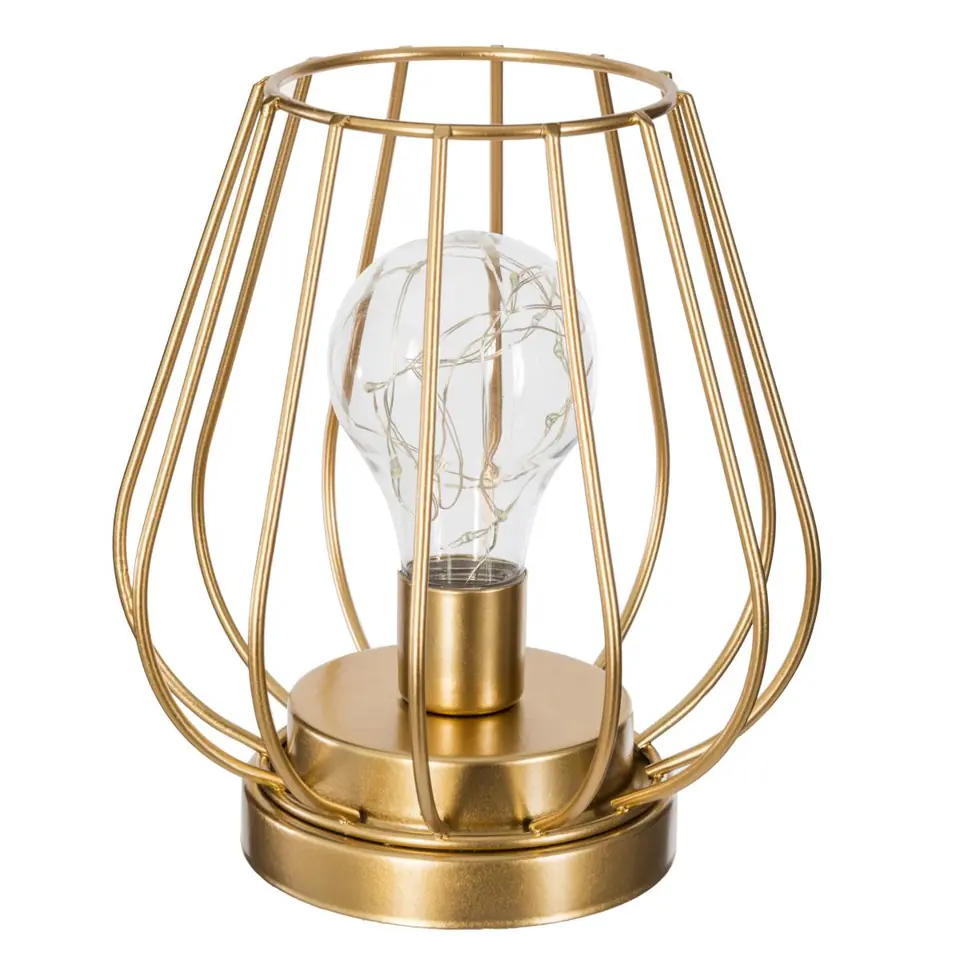 Druciana lampka LED z żarówką 17 cm w sklepie Wasserman.eu