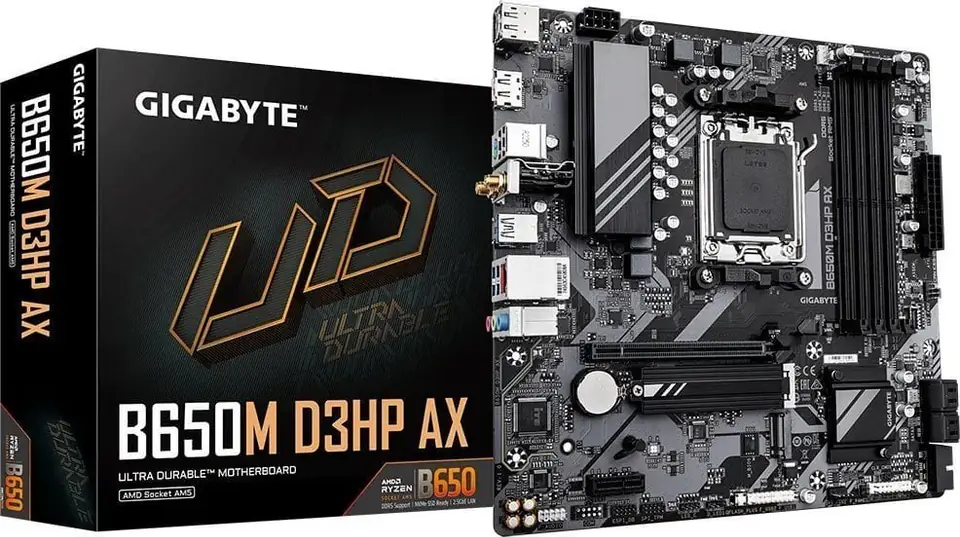 ⁨GIGABYTE B650M D3HP AX 1.0 M/B Gigabyte⁩ at Wasserman.eu