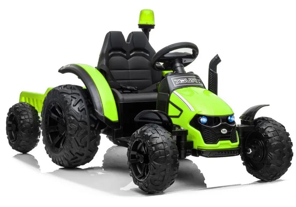 ⁨Traktor na akumulator z Przyczepą HZB-200 Zielony⁩ w sklepie Wasserman.eu