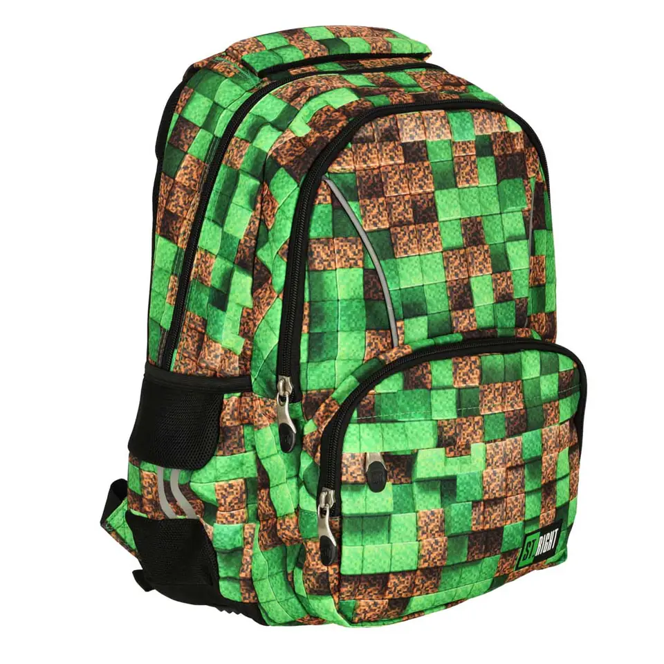 ⁨2-compartment backpack ST. RIGHT BP-76 Pixel Cubes⁩ at Wasserman.eu