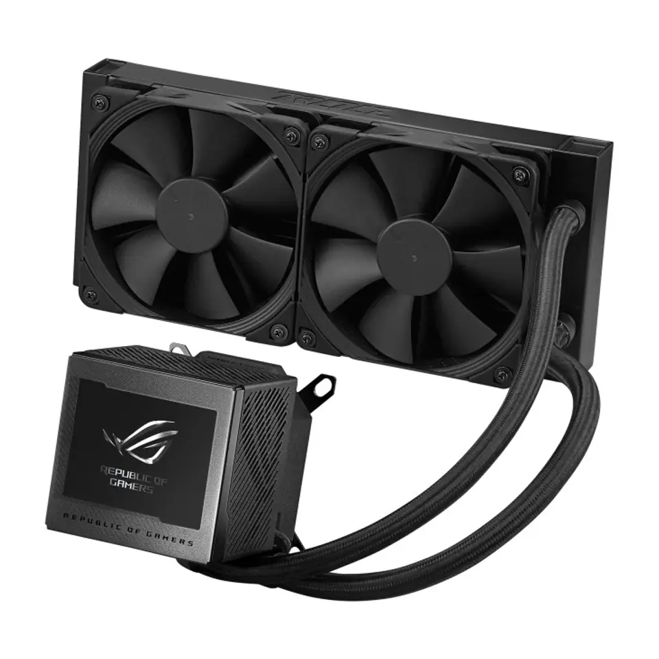 ⁨ASUS ROG RYUJIN III 240 Processor All-in-one liquid cooler 12 cm Black 1 pc(s)⁩ at Wasserman.eu