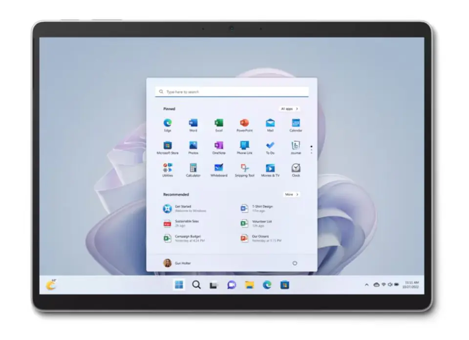 ⁨Tablet MICROSOFT Surface Pro 10 Platinium (13"/Intel® Core™ Ultra 5 135U/256GB/Windows 11 Pro/WiFi 802.11 ax/Platynowy)⁩ w sklepie Wasserman.eu