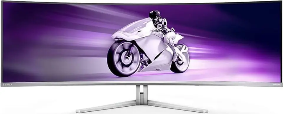 ⁨Monitor PHILIPS 49M2C8900L/00 (48.9" /OLED /144Hz /5120 x 1440 /Biały)⁩ w sklepie Wasserman.eu