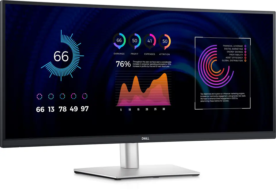 ⁨Dell 34 Curved USB-C Hub Monitor⁩ w sklepie Wasserman.eu