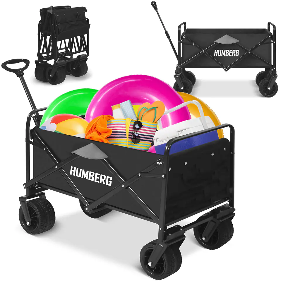 ⁨Wózek transportowy, składany 100l Humberg HM-512⁩ w sklepie Wasserman.eu