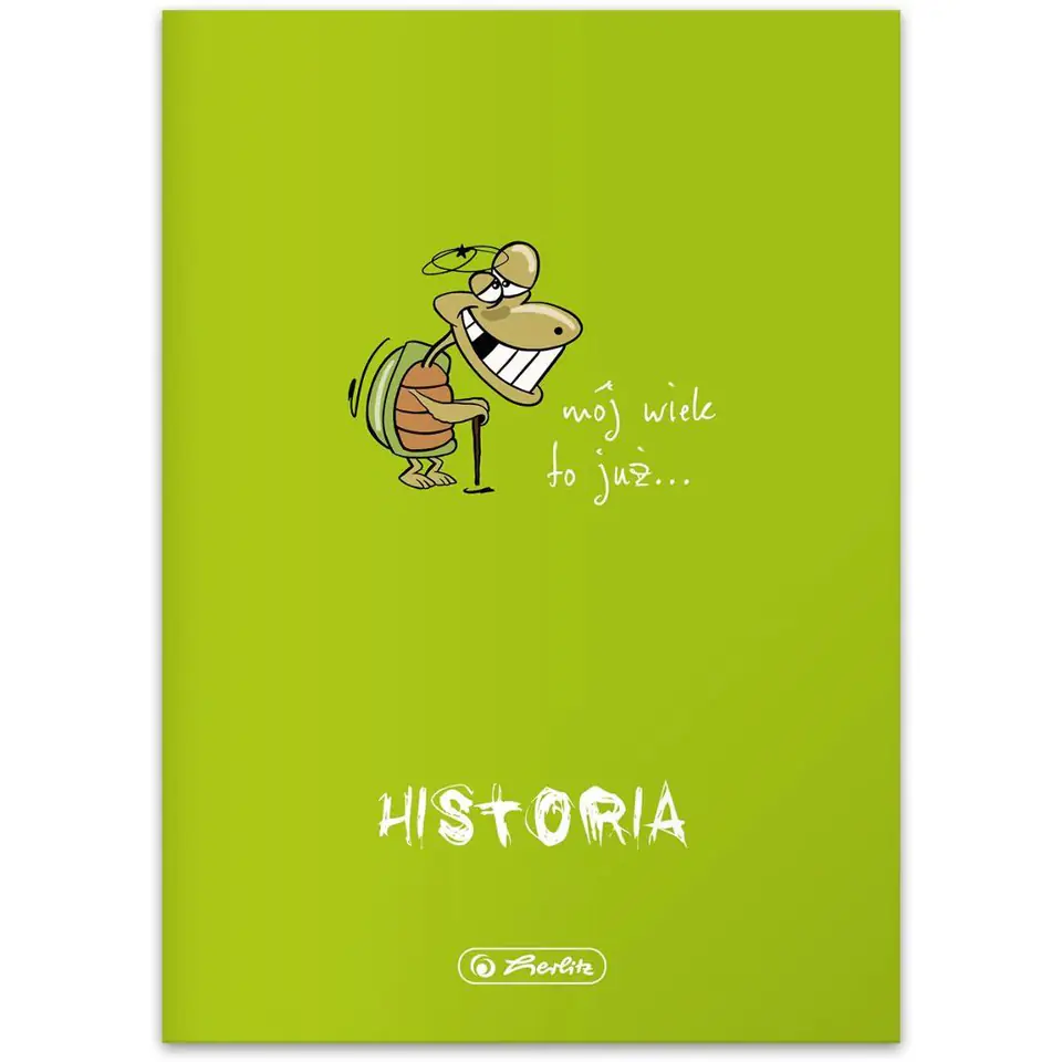 ⁨Zeszyt A5 60k kratka 70g HISTORIA 9500035 HERLITZ⁩ w sklepie Wasserman.eu