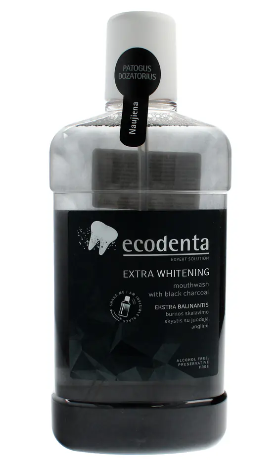 ⁨ECODENTA Extraordinary Wybielający płyn do płukania jamy ustnej 500 ml⁩ w sklepie Wasserman.eu