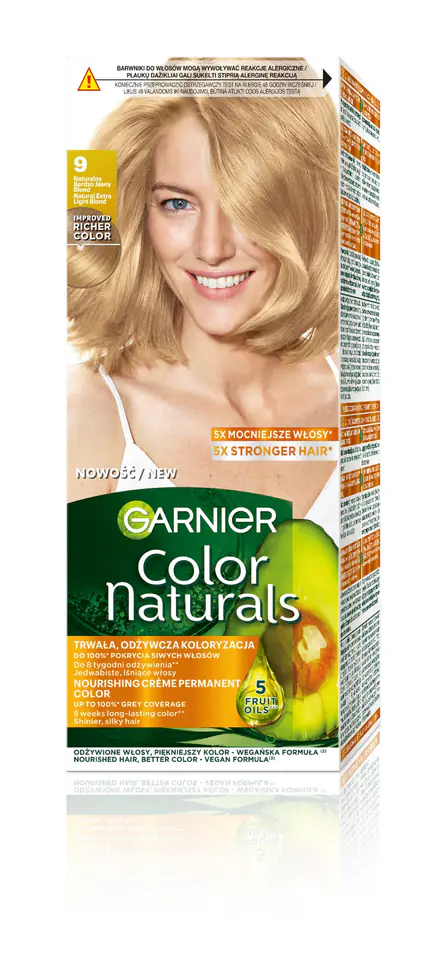 ⁨GARNIER Color Naturals Farba nr 9 Bardzo Jasny Blond⁩ w sklepie Wasserman.eu