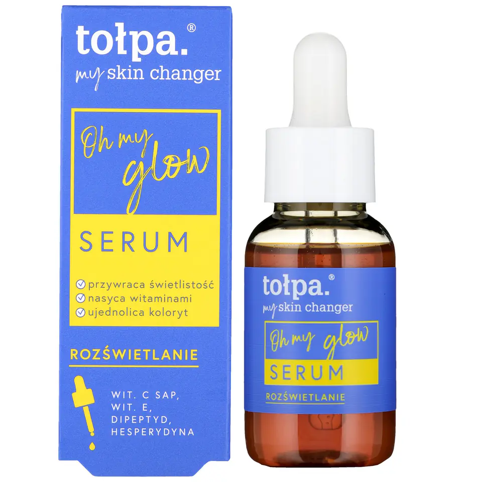 ⁨TOŁPA My Skin Changer Serum do twarzy Oh My Glow - rozświetlanie 30 ml⁩ w sklepie Wasserman.eu