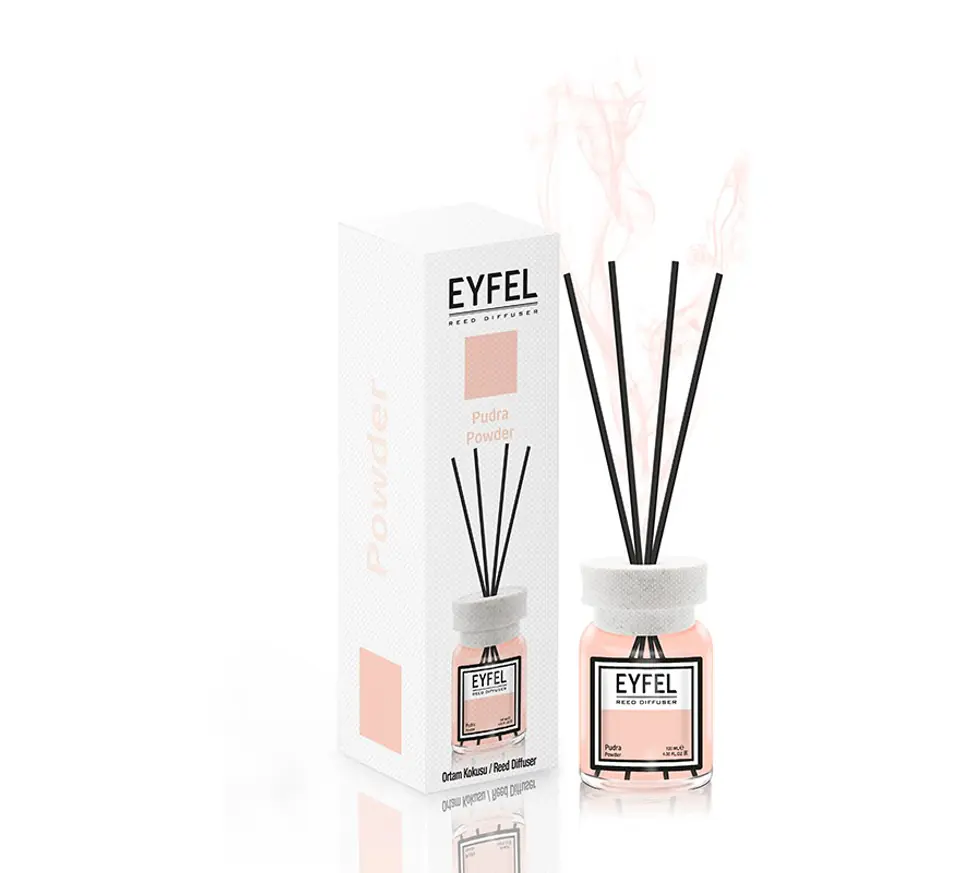 ⁨EYFEL Dyfuzor zapachowy z patyczkami - Powder 120 ml⁩ w sklepie Wasserman.eu