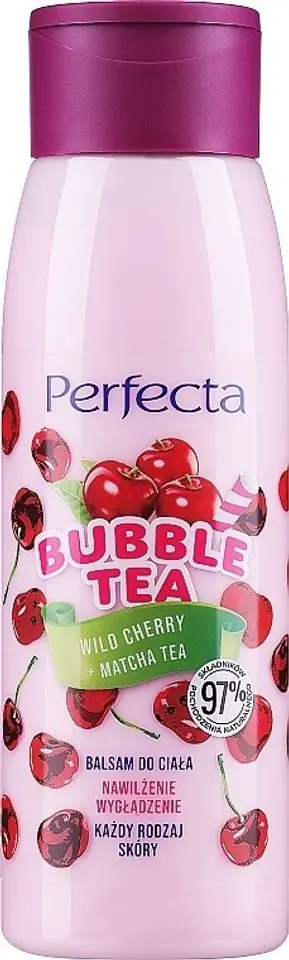⁨PERFECTA Bubble Tea Balsam do ciała Wild Cherry⁩ w sklepie Wasserman.eu