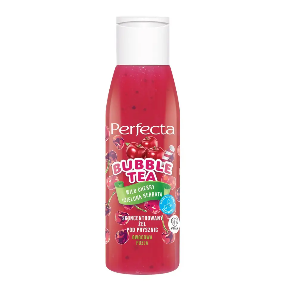 ⁨PERFECTA Bubble Tea Żel pod prysznic Wild Cherry Mini⁩ w sklepie Wasserman.eu