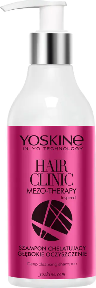 ⁨YOSKINE Hair Clinic Mezo Therapy Szampon chelatujący głębokie oczyszczenie⁩ w sklepie Wasserman.eu
