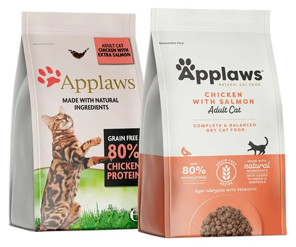 ⁨APPLAWS Dry Food Chicken and Salmon [4003] 400g⁩ at Wasserman.eu