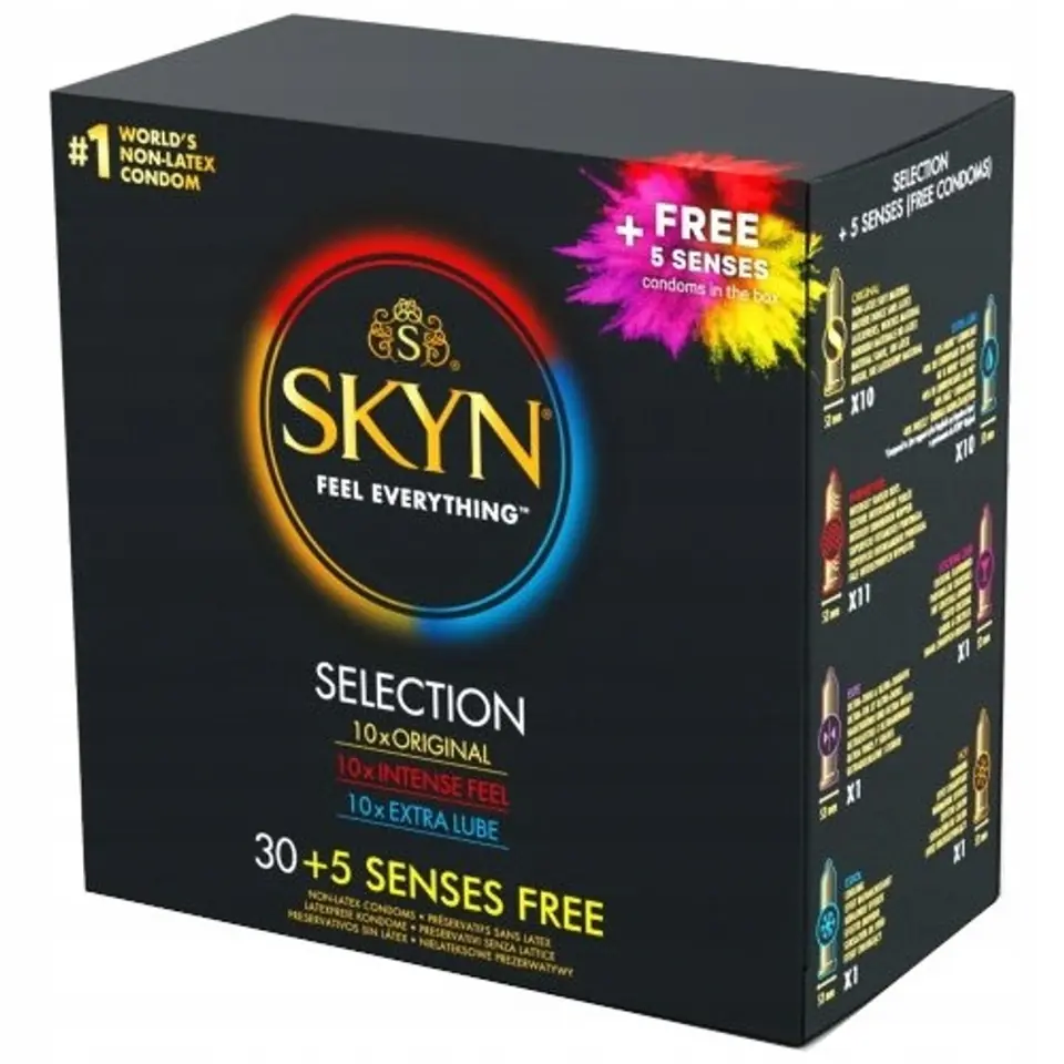 Unimil Skyn Selection nielateksowe prezerwatywy 35szt w sklepie Wasserman.eu