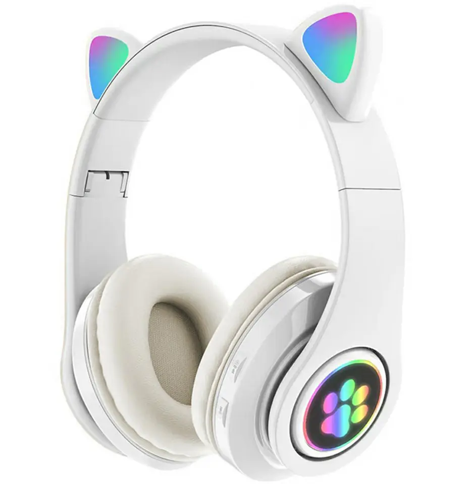 ⁨ZS7E Headphone bt 5.0 led white⁩ at Wasserman.eu