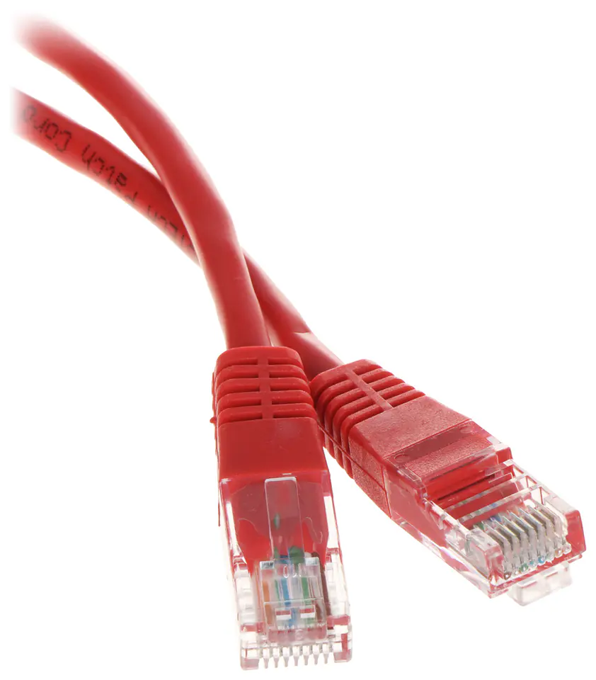 ⁨PATCHCORD RJ45/1.0-RED 1.0 m CONOTECH⁩ w sklepie Wasserman.eu