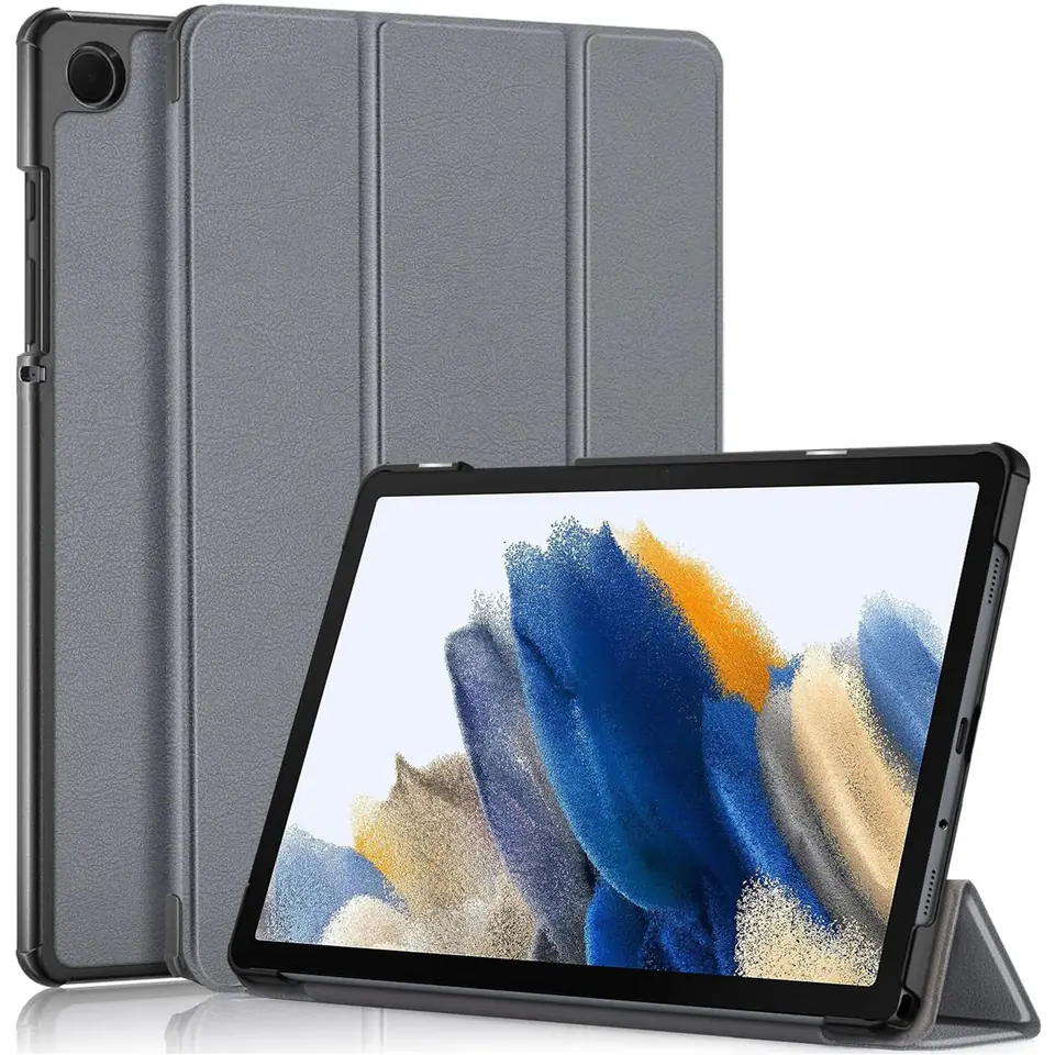 ⁨Etui do Samsung Galaxy Tab A9 2023 8.7" X110 / X115 obudowa na tablet Case Alogy Book Cover Szare⁩ w sklepie Wasserman.eu