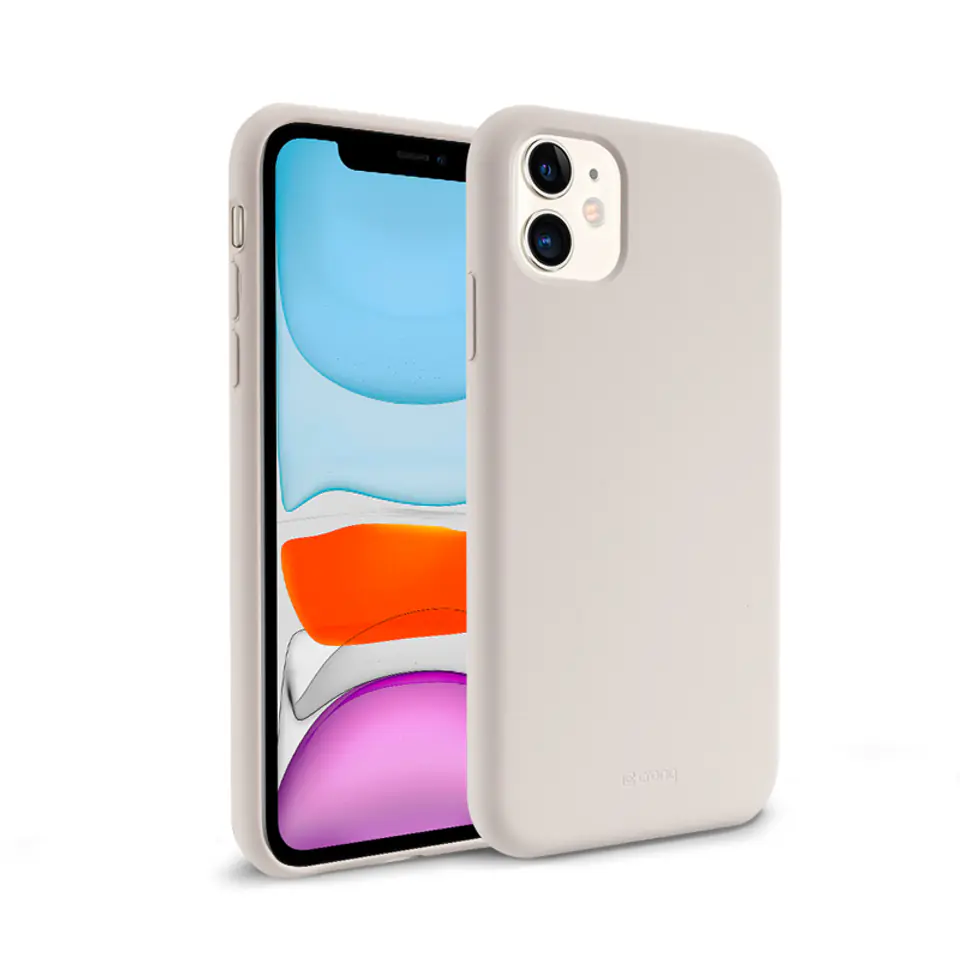 ⁨Crong Color Cover - Etui iPhone 11 (kamienny beż)⁩ w sklepie Wasserman.eu