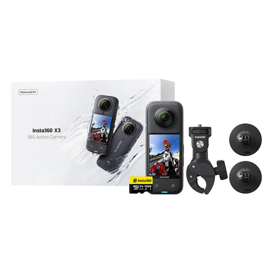 ⁨Zestaw Insta360 X3 Motorcycle Edition⁩ w sklepie Wasserman.eu