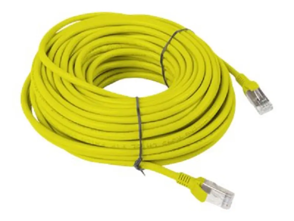 ⁨LANBERG PCU5-10CC-2000-Y 20 Patchcord⁩ w sklepie Wasserman.eu