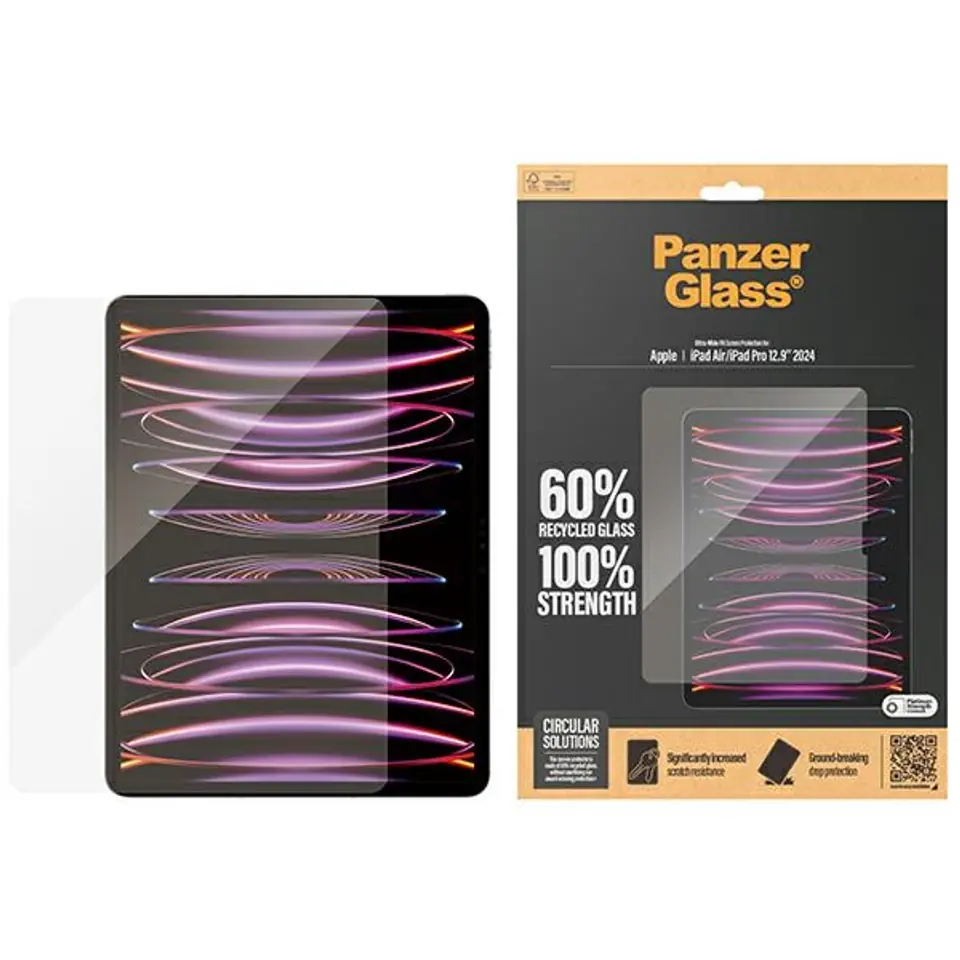 ⁨PanzerGlass Ultra-Wide Fit Apple iPad Air 2024 12.9" | iPad Pro 2024 12.9" Screen Protection 2835⁩ w sklepie Wasserman.eu