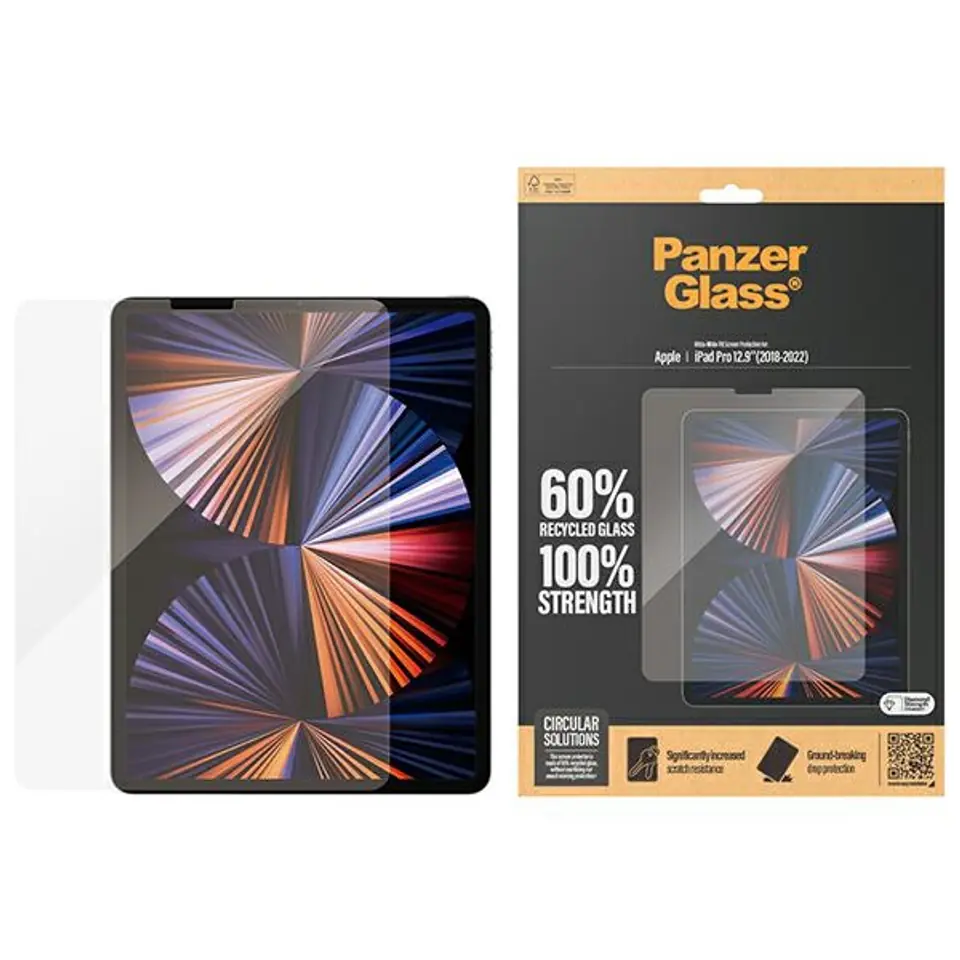 ⁨PanzerGlass Ultra-Wide Fit Apple iPad Pro 12,9" Screen Protection 2845⁩ w sklepie Wasserman.eu