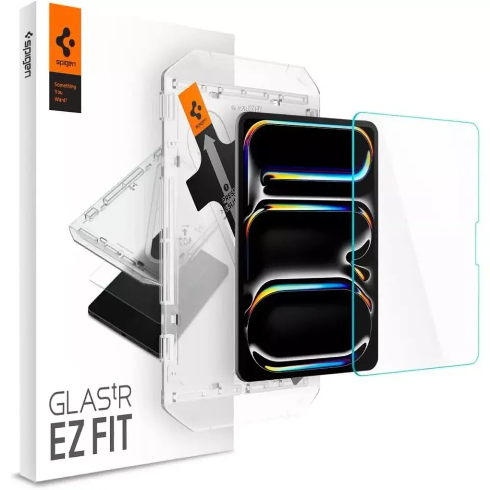 ⁨Szkło hartowane Spigen Glas.tR ”EZ Fit” do Apple iPad Pro 11 5 / 2024 Clear⁩ w sklepie Wasserman.eu