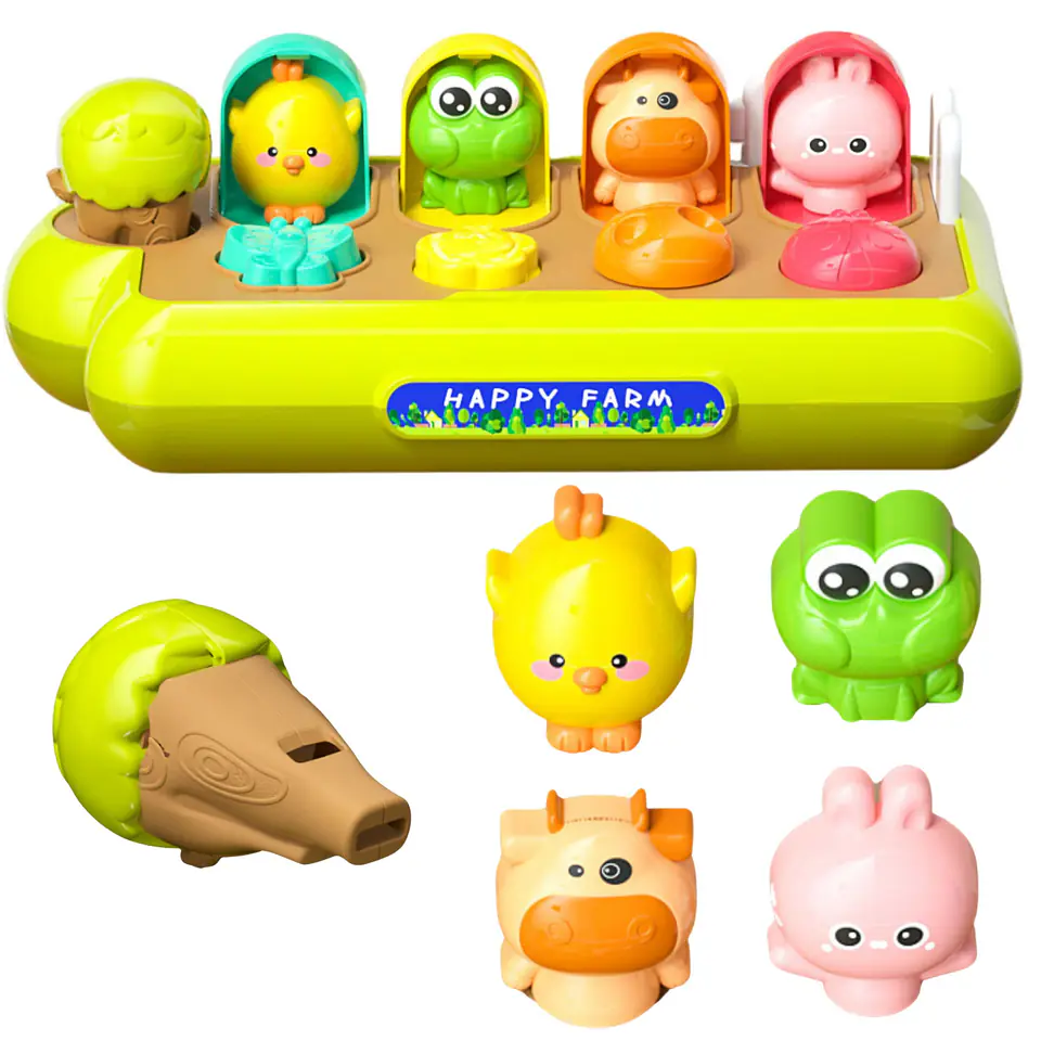 ⁨WOOPIE BABY Zabawka Edukacyjna Wyskakujące Zwierzątka Szczęśliwa Farma POP-UP⁩ w sklepie Wasserman.eu