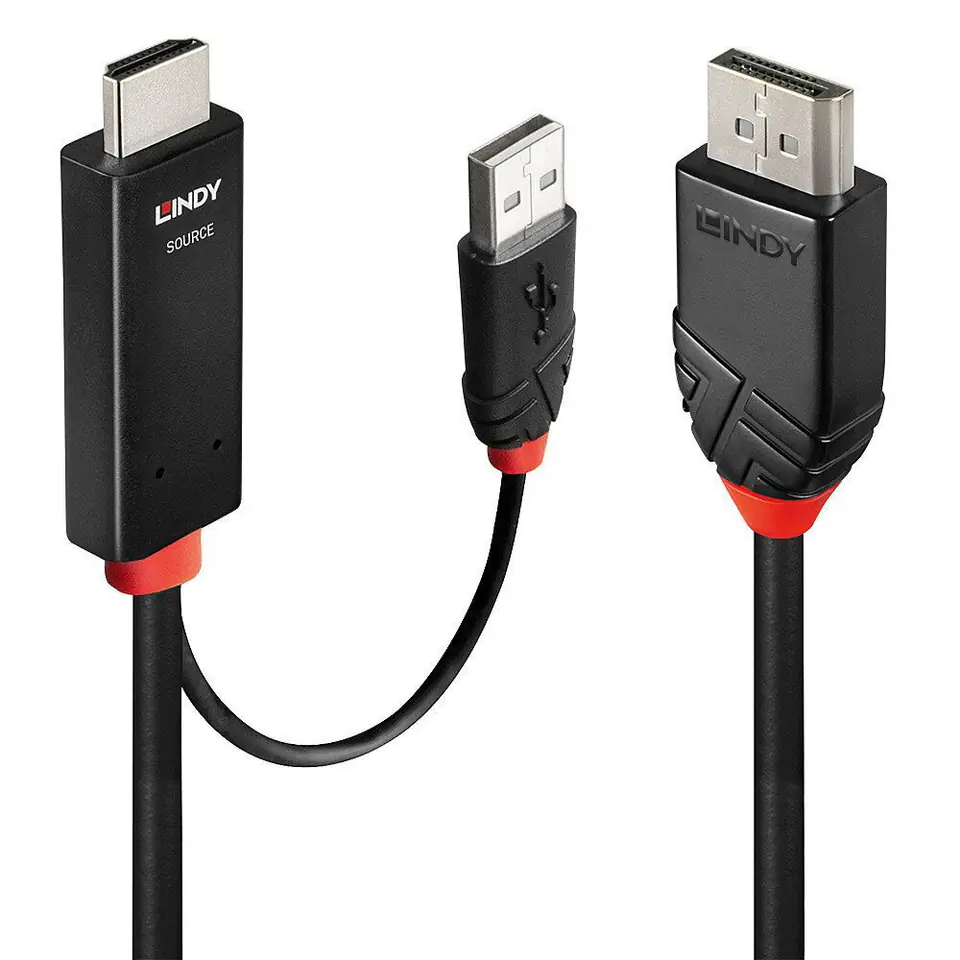 Lindy 2m HDMI to DisplayPort Cable w sklepie Wasserman.eu