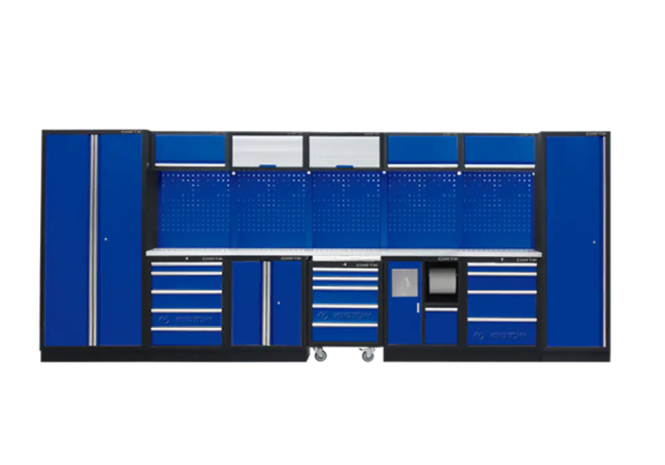 ⁨ZESTAW MEBLI WARSZTATOWYCH NUMER 1 (NIEBIESKIE), 4885x460x2000mm King Tony⁩ w sklepie Wasserman.eu