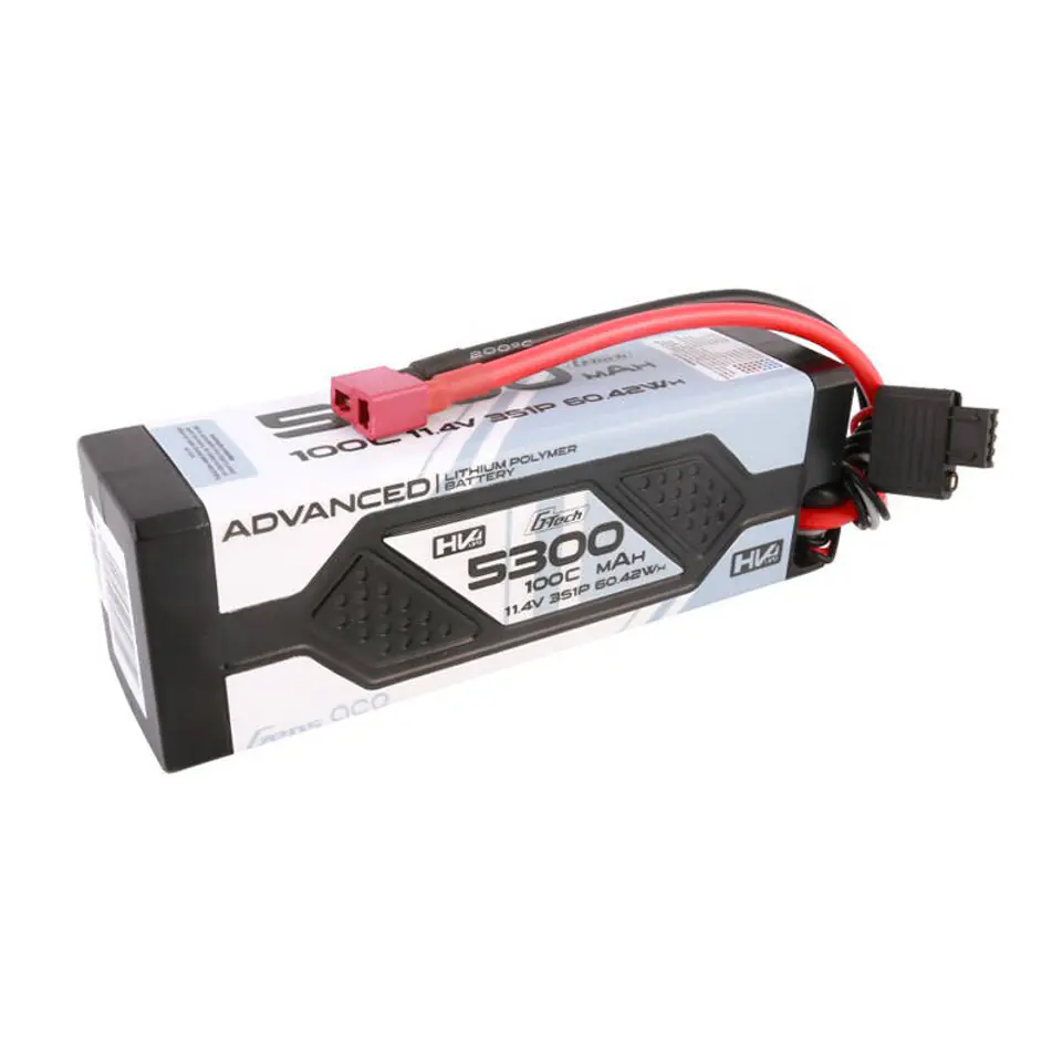 ⁨Akumulator Gens ace Advanced G-Tech 5300mAh 11.4V 3S1P 100C HV car Lipo  Hardcase z konektorem Deans Plug⁩ w sklepie Wasserman.eu