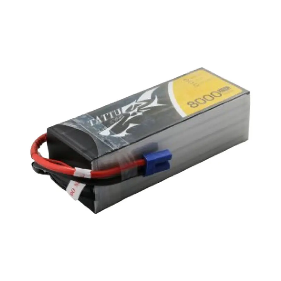 ⁨Akumulator Tattu 8000mAh 22.2V 25C 6S1P Lipo z konektorem EC5⁩ w sklepie Wasserman.eu